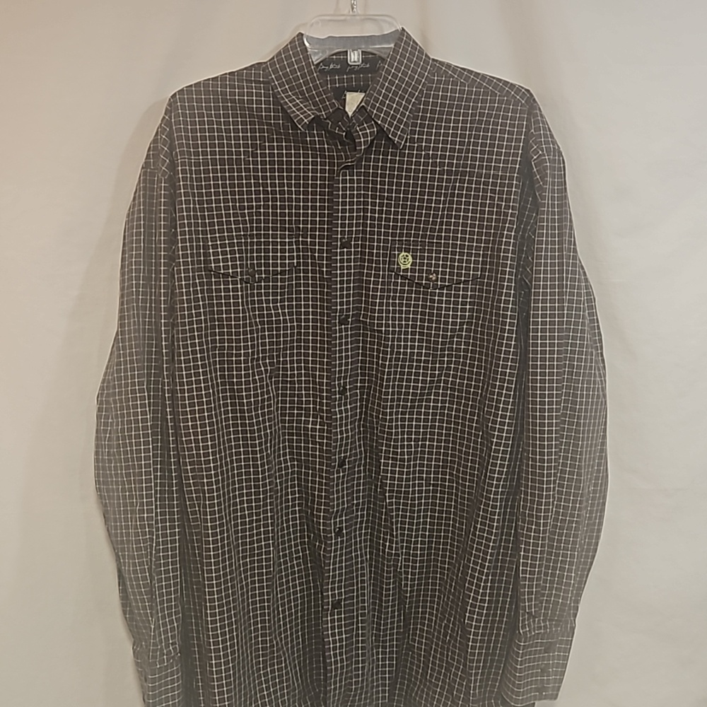 George Strait Troubadour Collection Wrangler plaid shirt